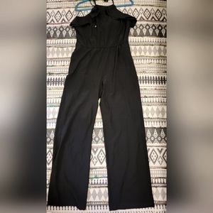 Black Halter Neck Romper